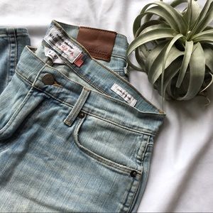 Lucky Brand Charlotte Rail Distressed Jeans